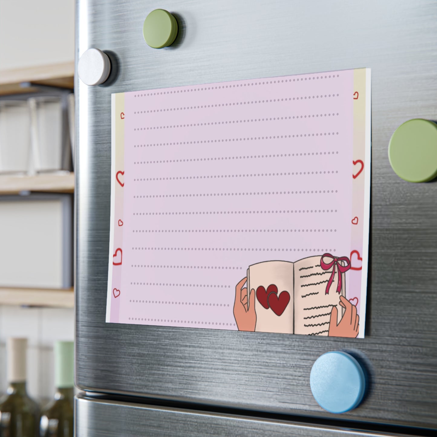 Heart Bookish Post-it Note Pads — Cute Reading-Themed Sticky Notes