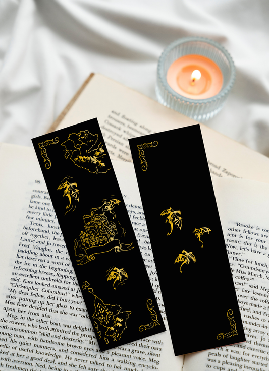 Fantasy Map & Dragons Bookmark