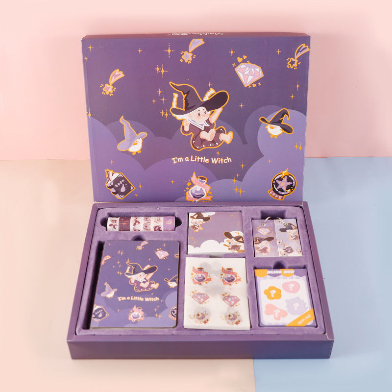 Cute Kawai Gift Box School Supplies Stationery Set