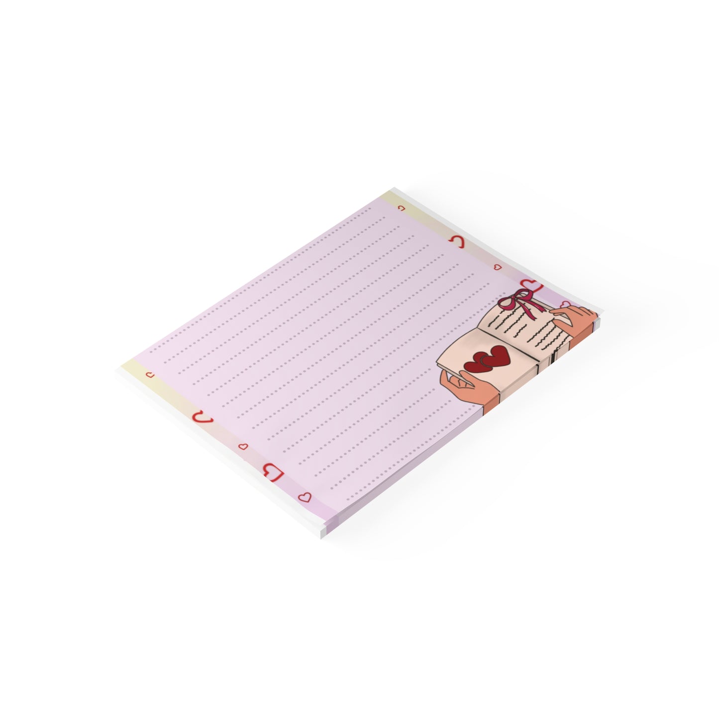 Heart Bookish Post-it Note Pads — Cute Reading-Themed Sticky Notes