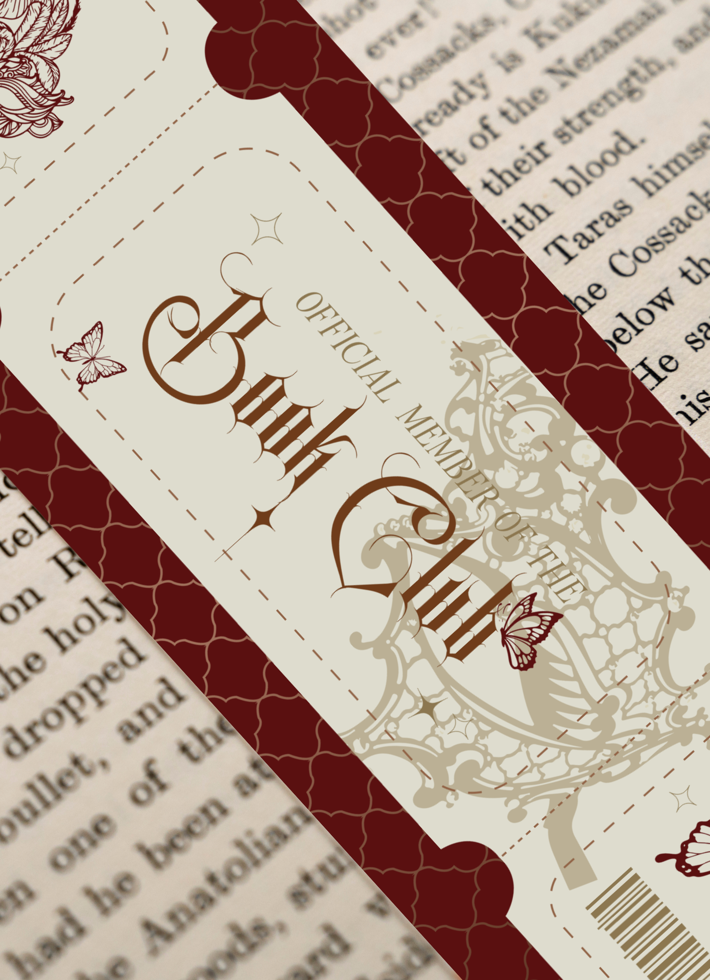 Official Member of the Book Lover Club Bookmark