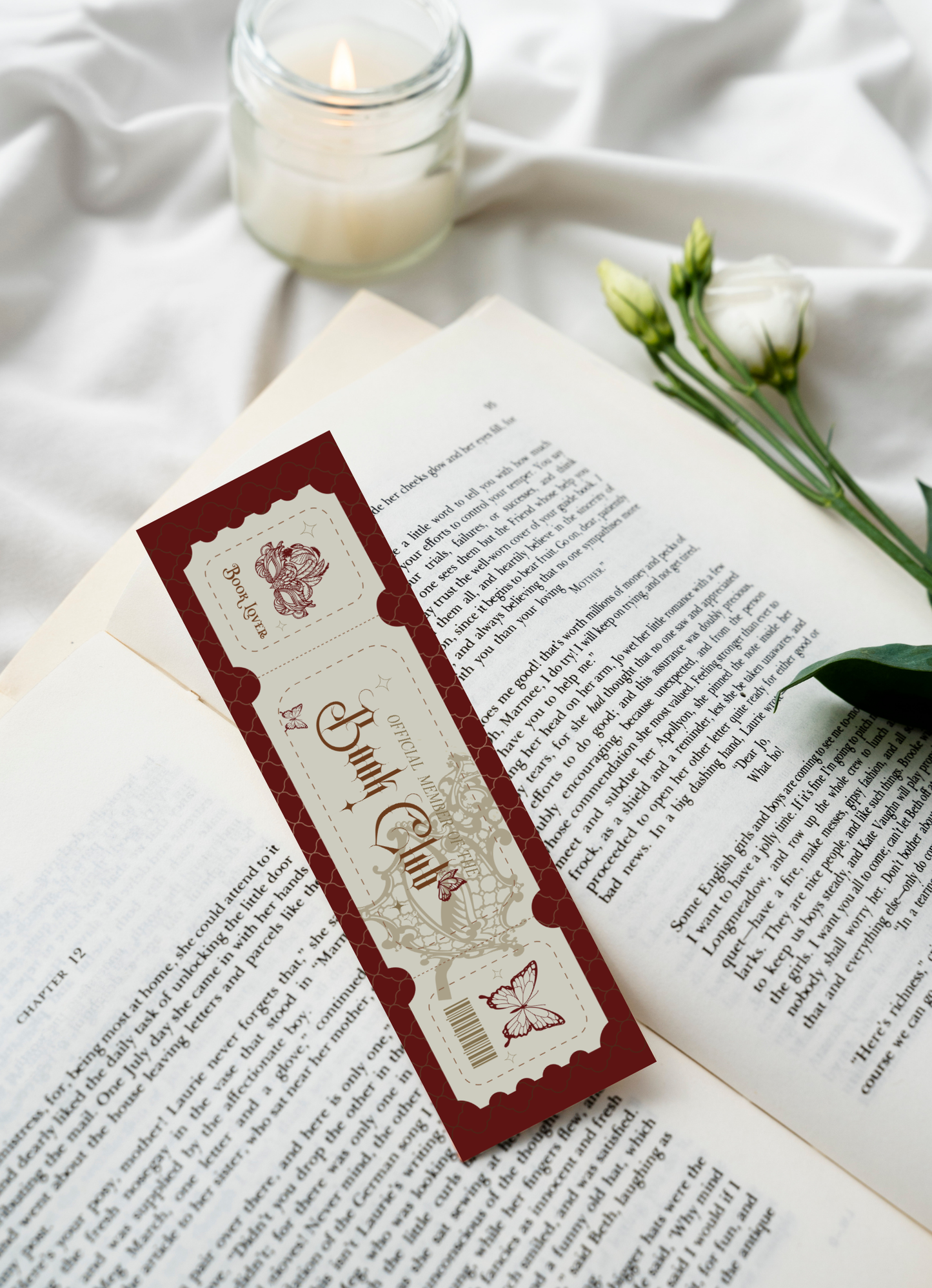Official Member of the Book Lover Club Bookmark