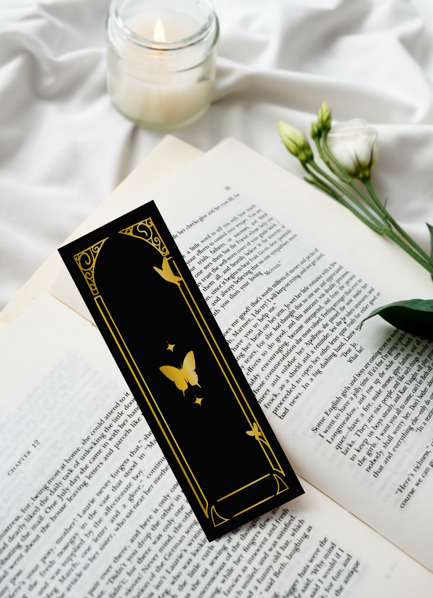Golden Embrace Bookmark
