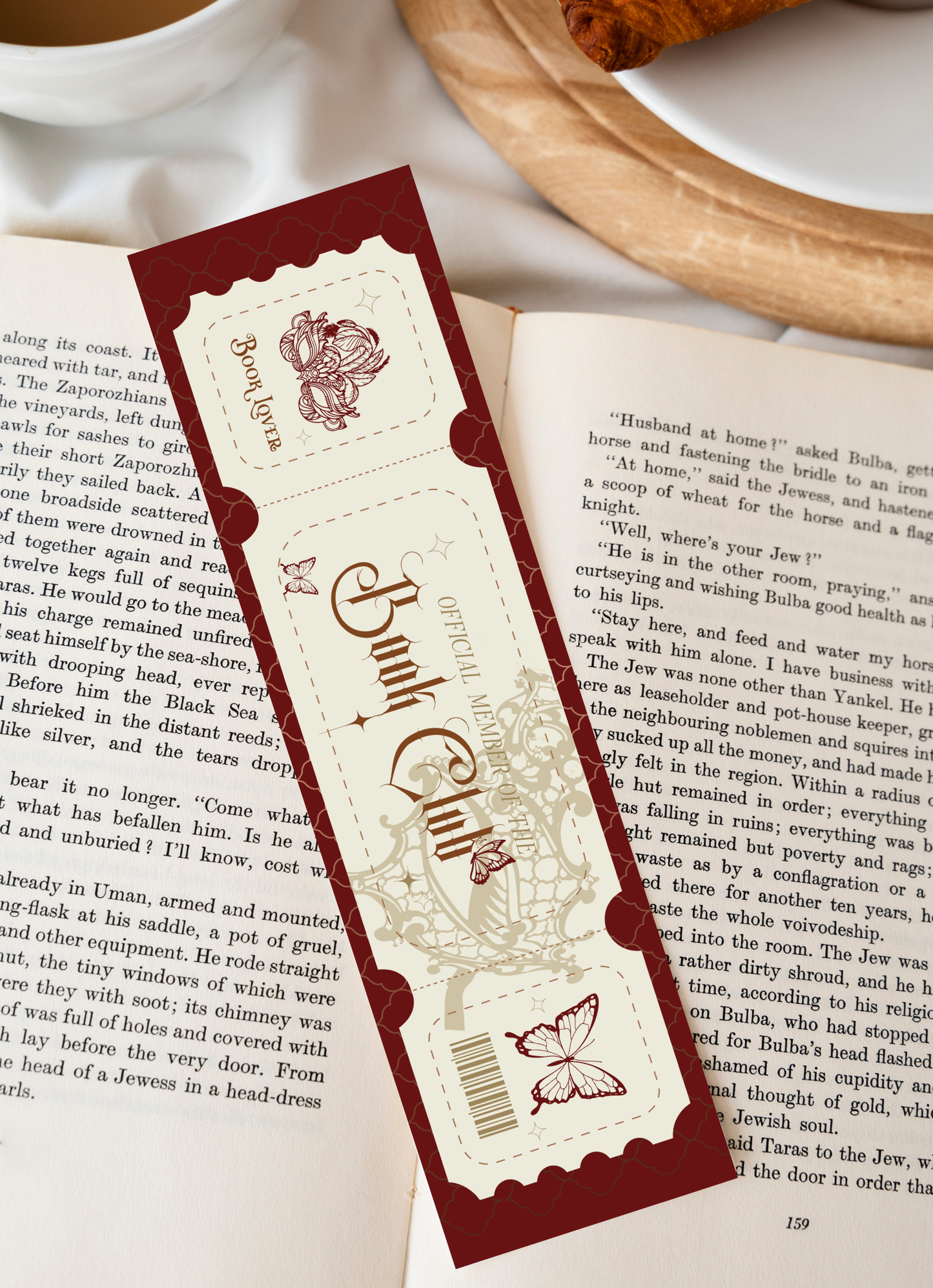 Official Member of the Book Lover Club Bookmark