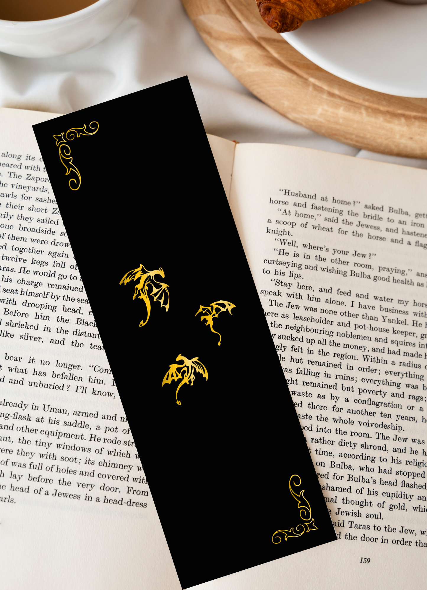 Fantasy Map & Dragons Bookmark