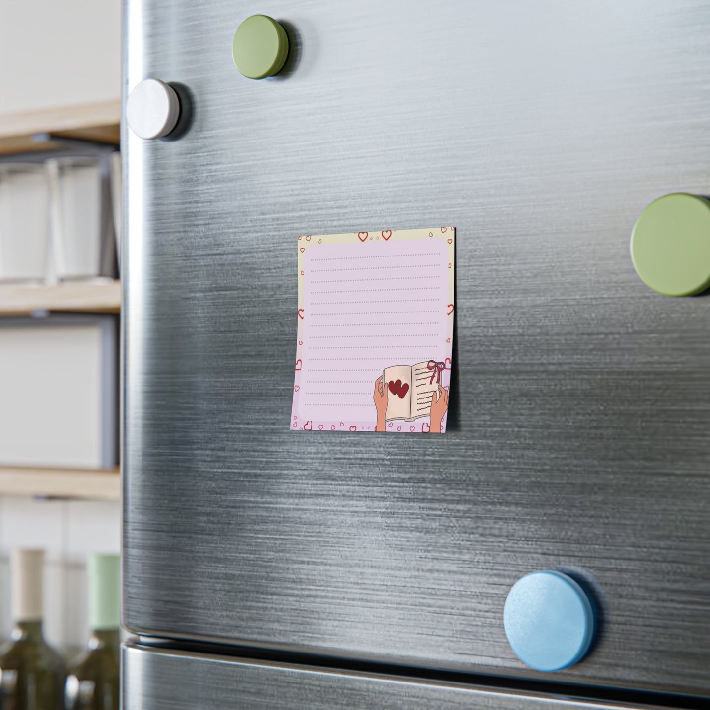 Heart Bookish Post-it Note Pads — Cute Reading-Themed Sticky Notes