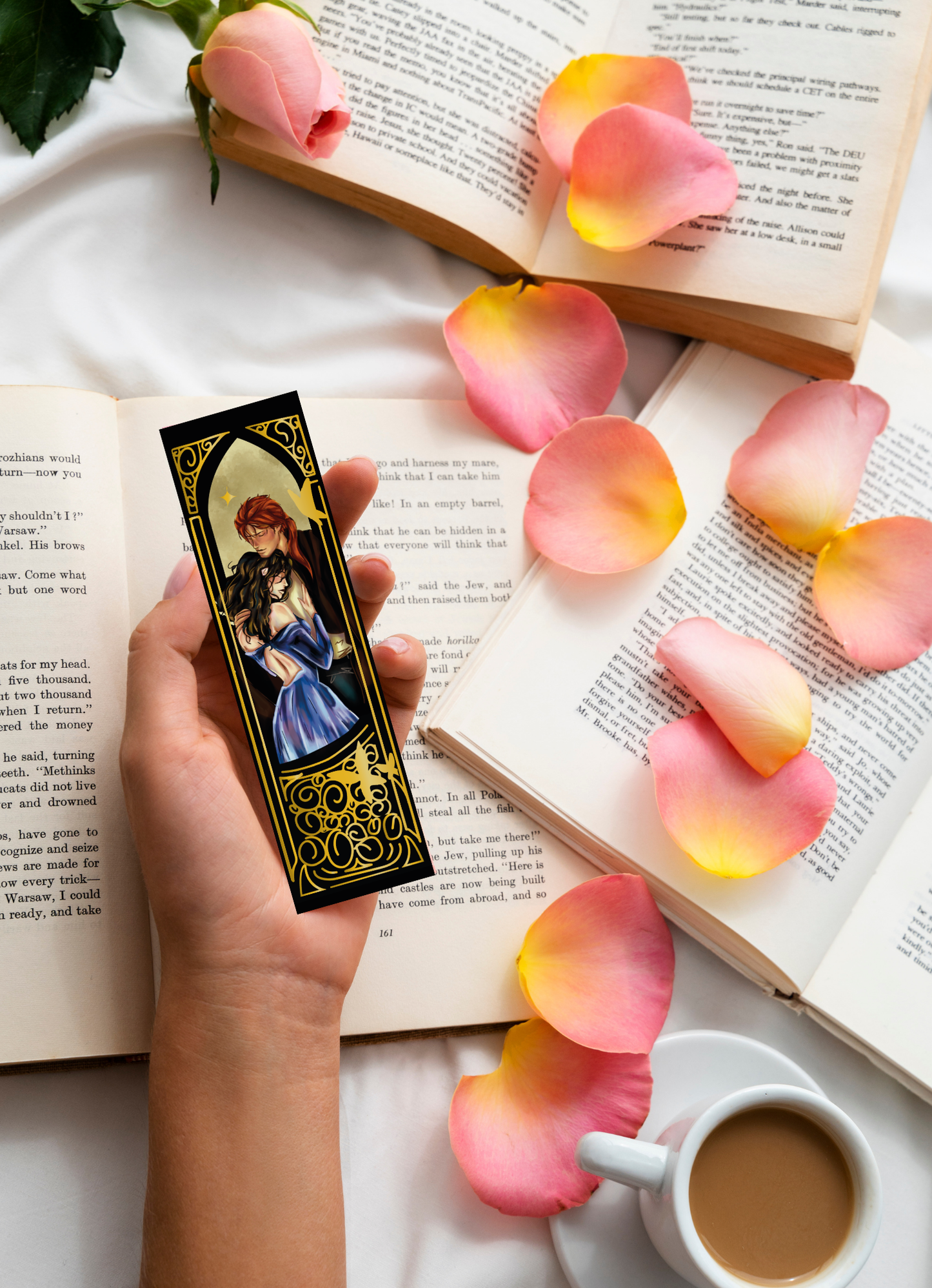 Golden Embrace Bookmark