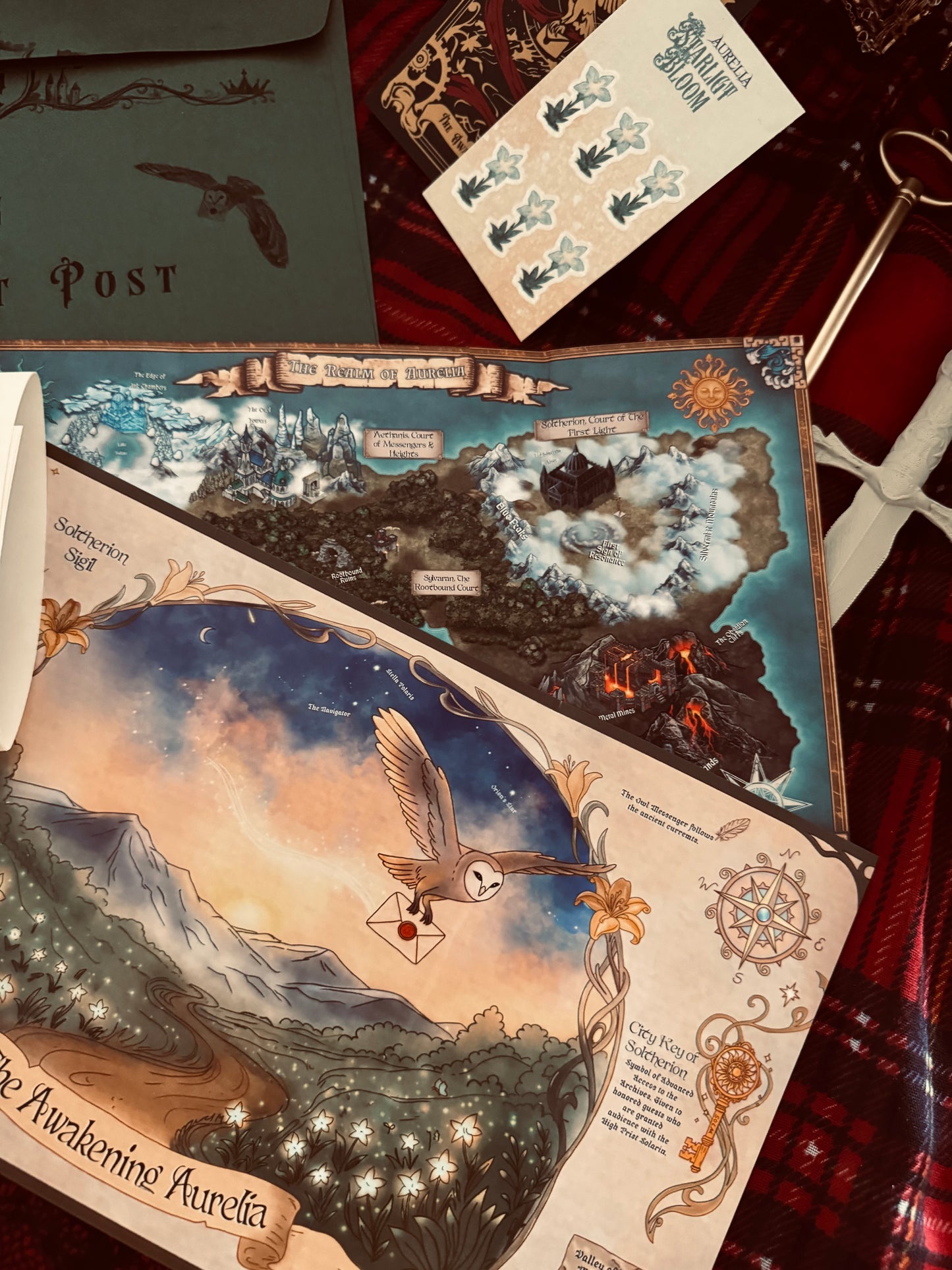 The First Letter with Map