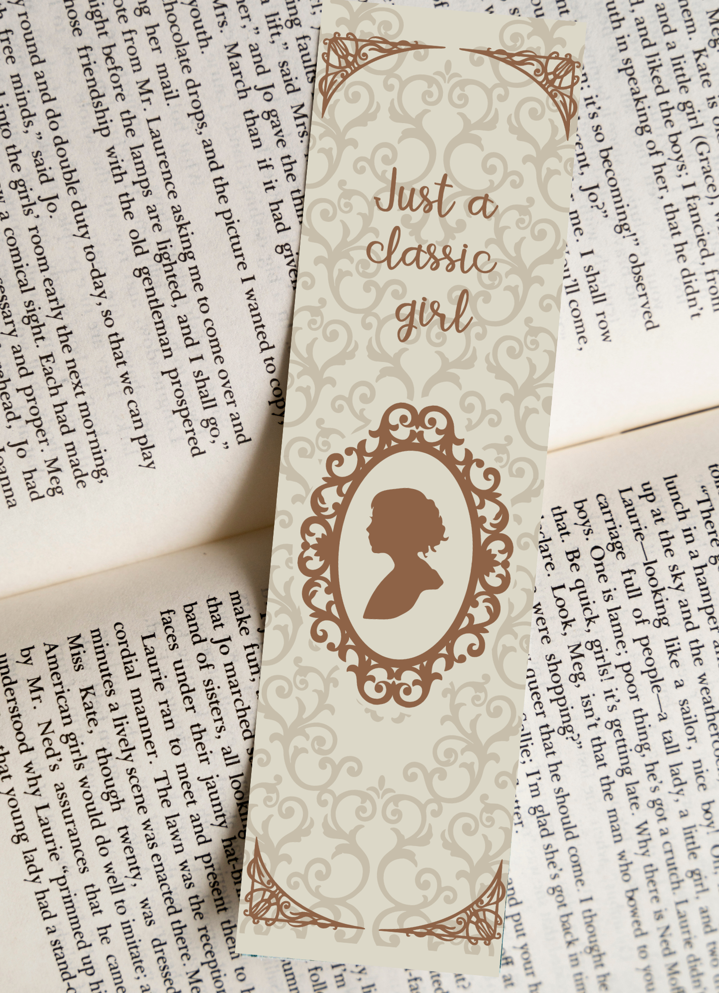 Just a Classic Girl Bookmark