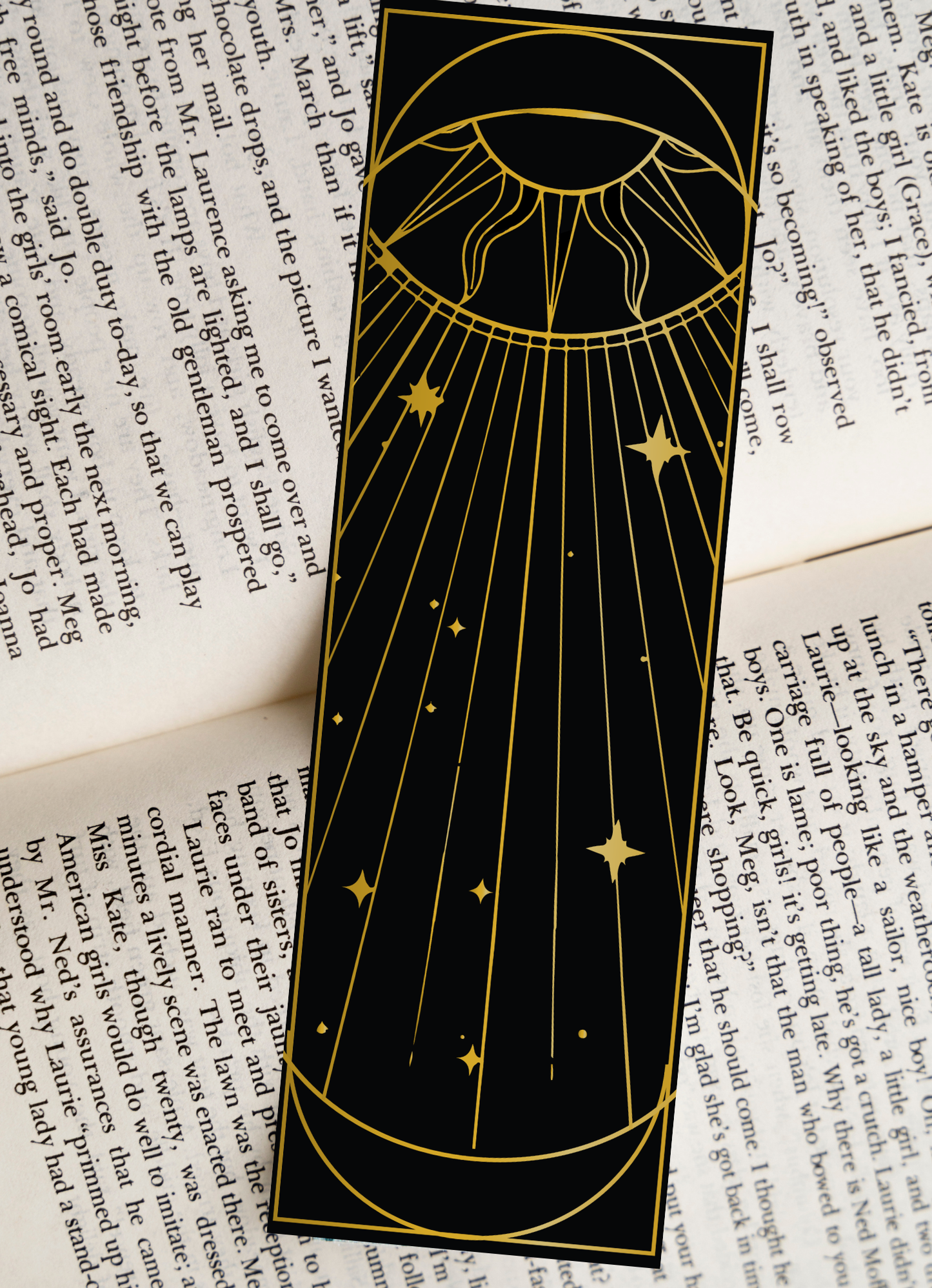 Celestial Moon Back Bookmark