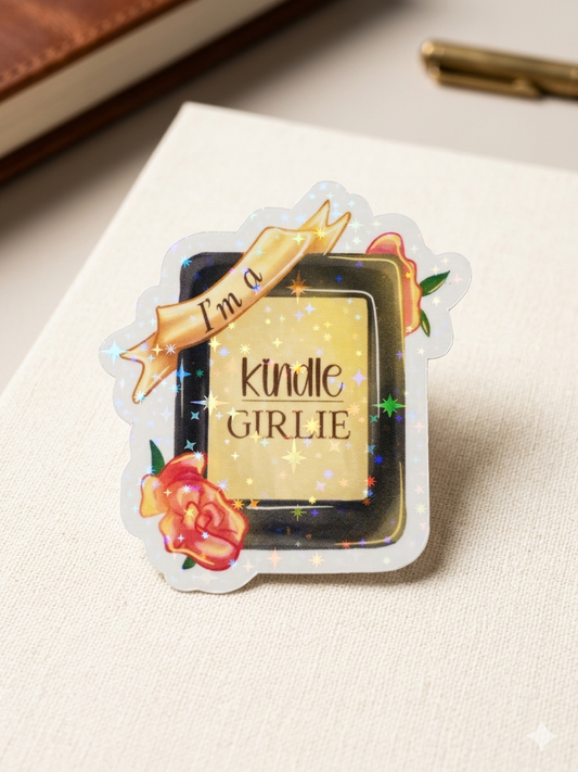 I’m a Kindle Girlie Sticker