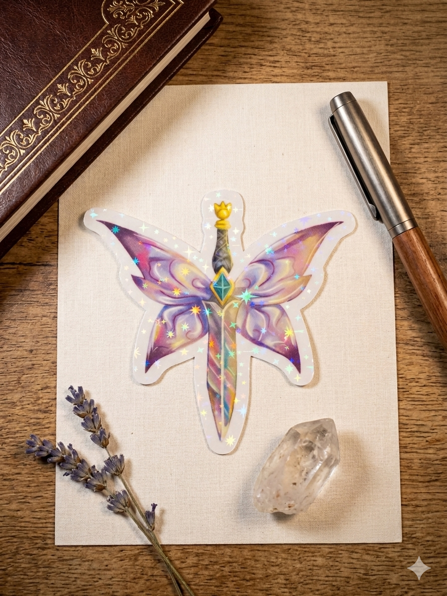 Fantasy Inspired Dagger Sticker