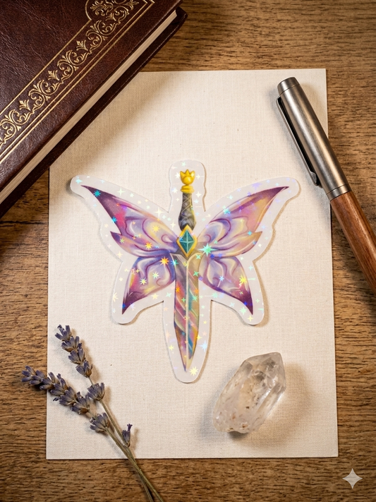 Fantasy Inspired Dagger Sticker